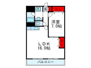 オーネス緑地公園の物件間取画像